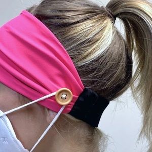 CBlack Mask headband